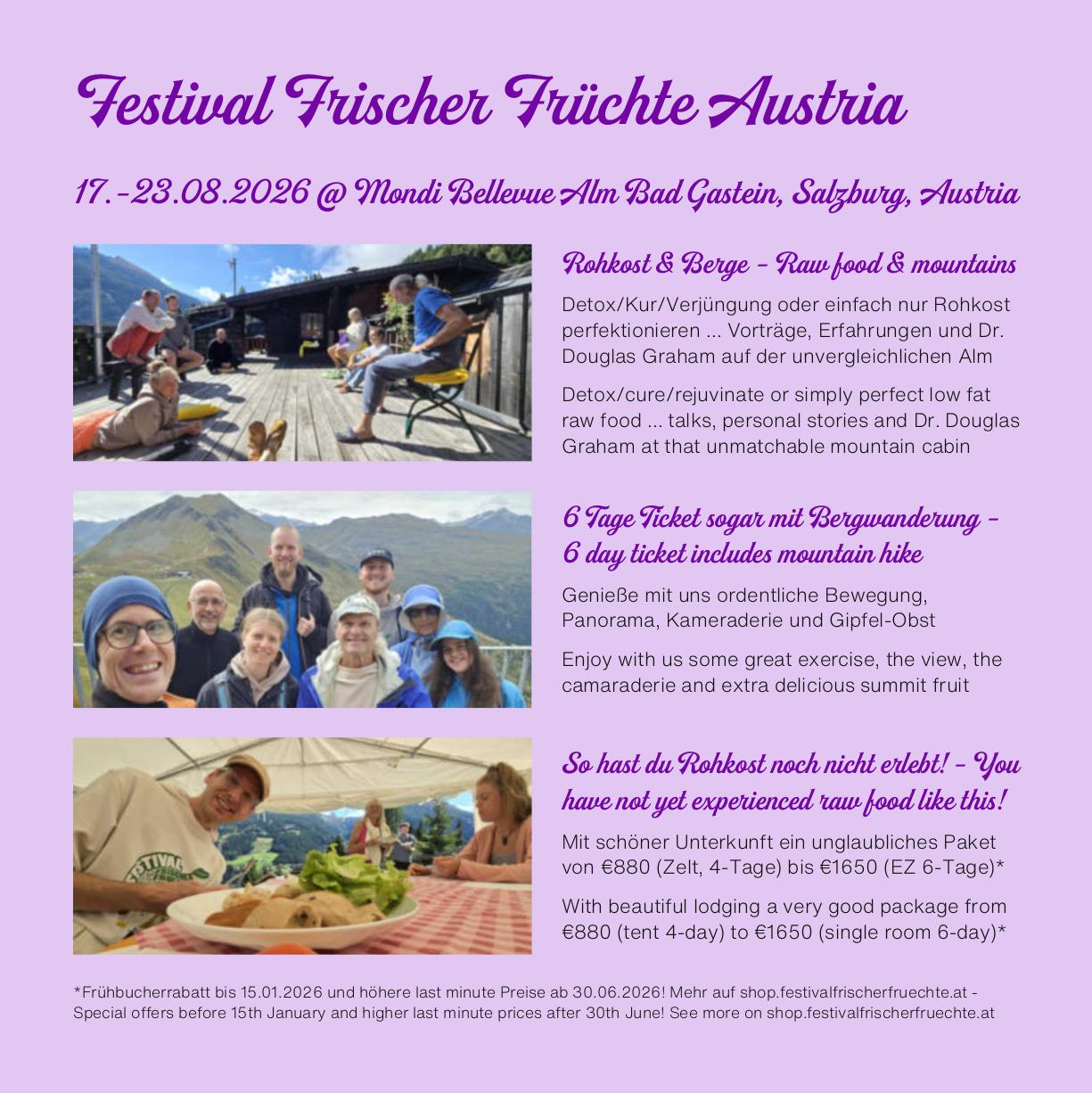 Austria XXL 17.-23.08.2026 — Festivalticket 6 Tage/Days (accommodation paid separately) – Bild 2